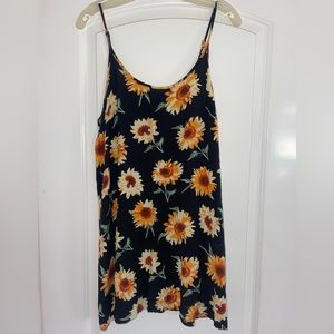 Urban Outfitters sunflower dress, adjustable straps